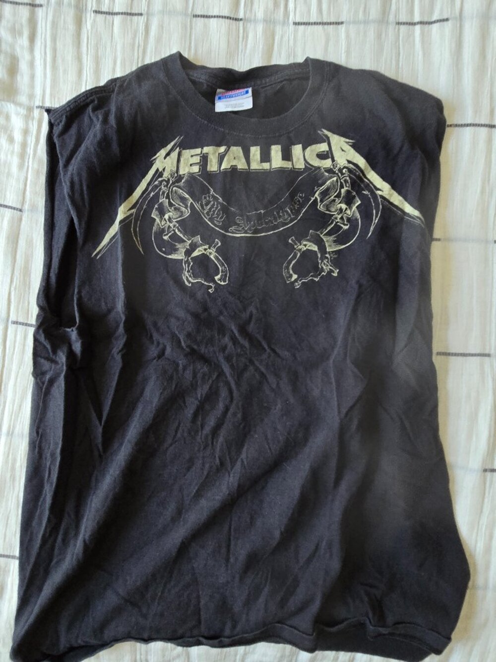 Metallica Wherever I May Roam Cut-Off T-Shirt – Size M – Band Tee Price $35 OBO